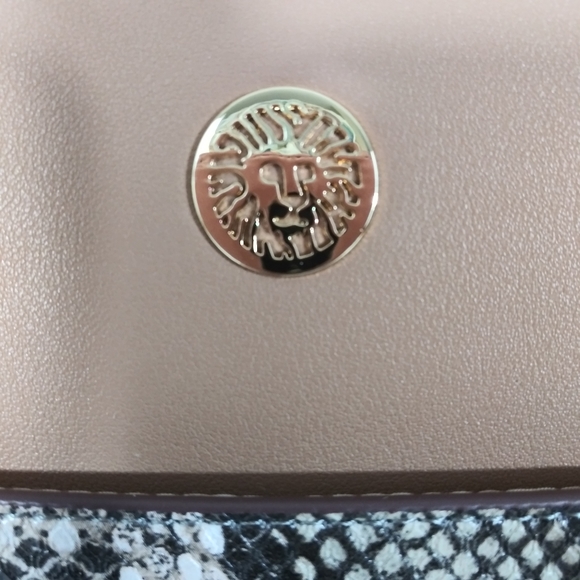 NWT ANNE KLEIN PYTHON SNAKE CROSSBODY BAG PURSE - Picture 2 of 7